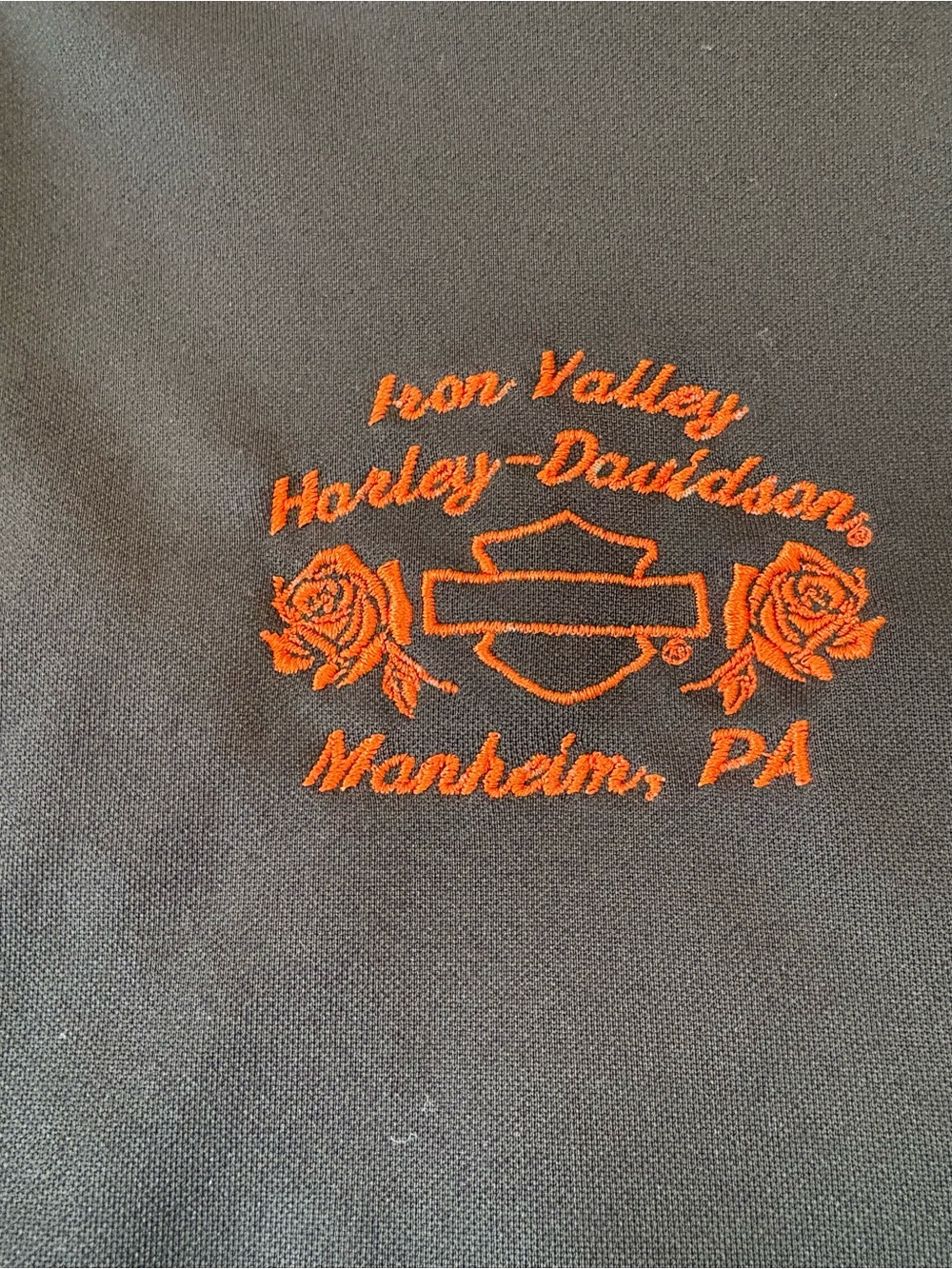 WOMEN'S HARLEY-DAVIDSON 3 Snap Jersey Shirt Iron Valley Manheim PA XL - Picture 10 of 10
